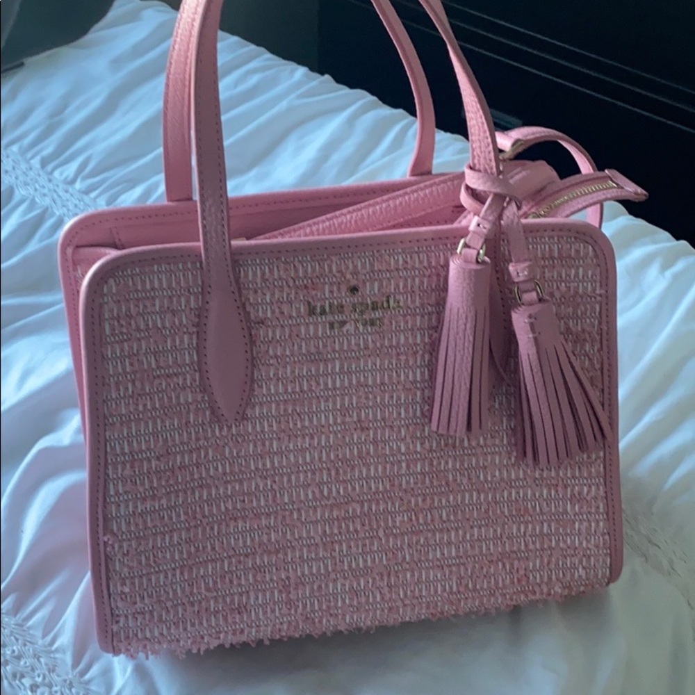 Kate Spade Pink Tweed Bag